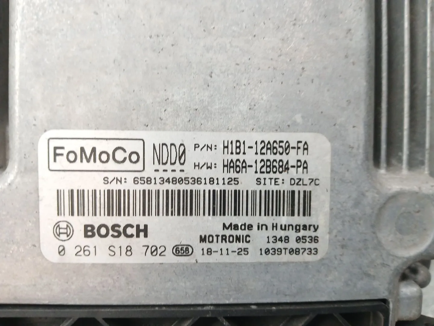 Centralita Motor Uce para Ford Fiesta Vii (Hj, Hf)