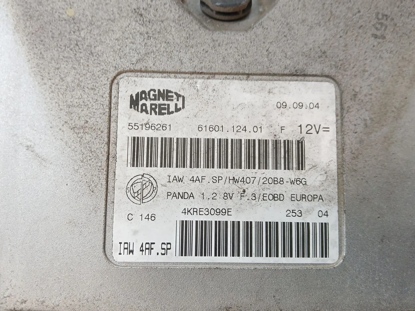 Centralita Motor Uce para Fiat Panda / Panda Classic (169_)