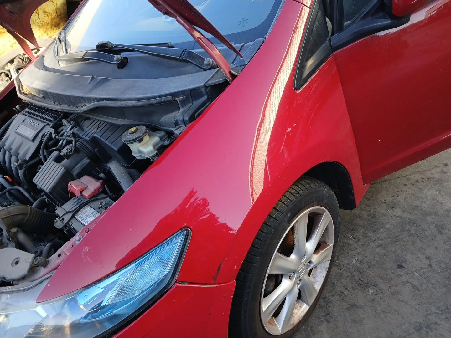Aleta Delantera Izquierda para Honda Insight (Ze_)