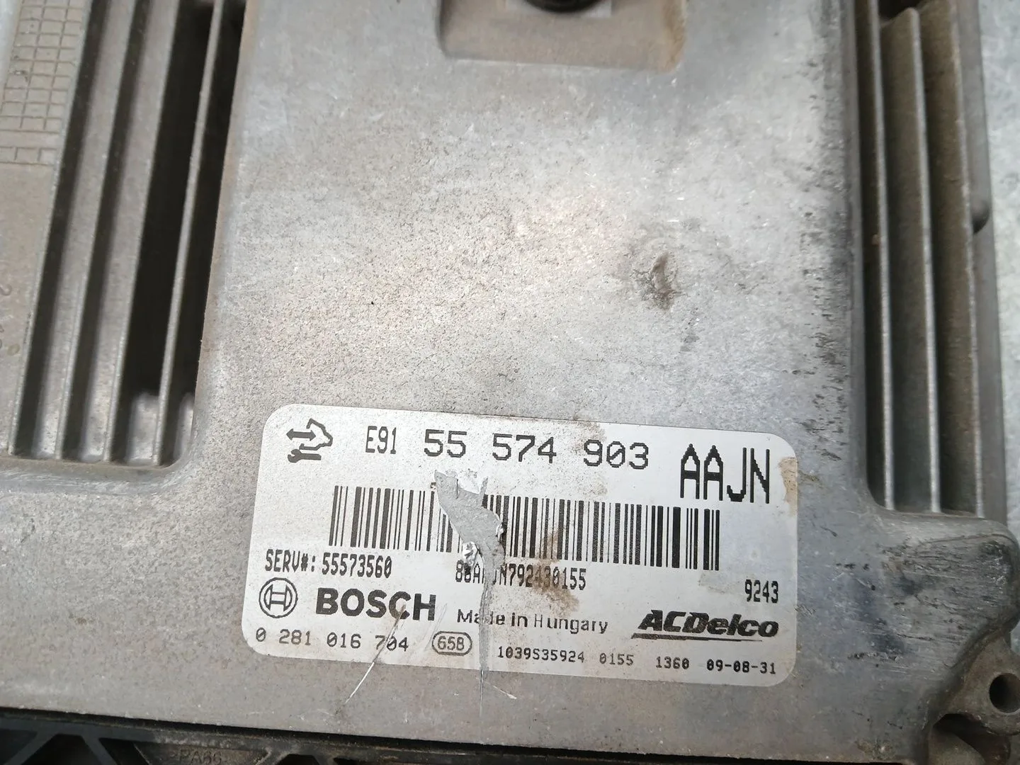 Centralita Motor Uce para Opel Insignia Berlina