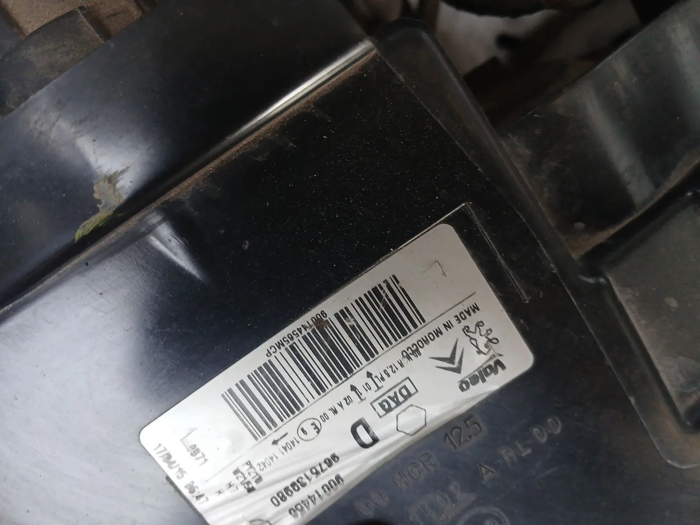 Faro Derecho para Citroën C-Elysee (Dd_)