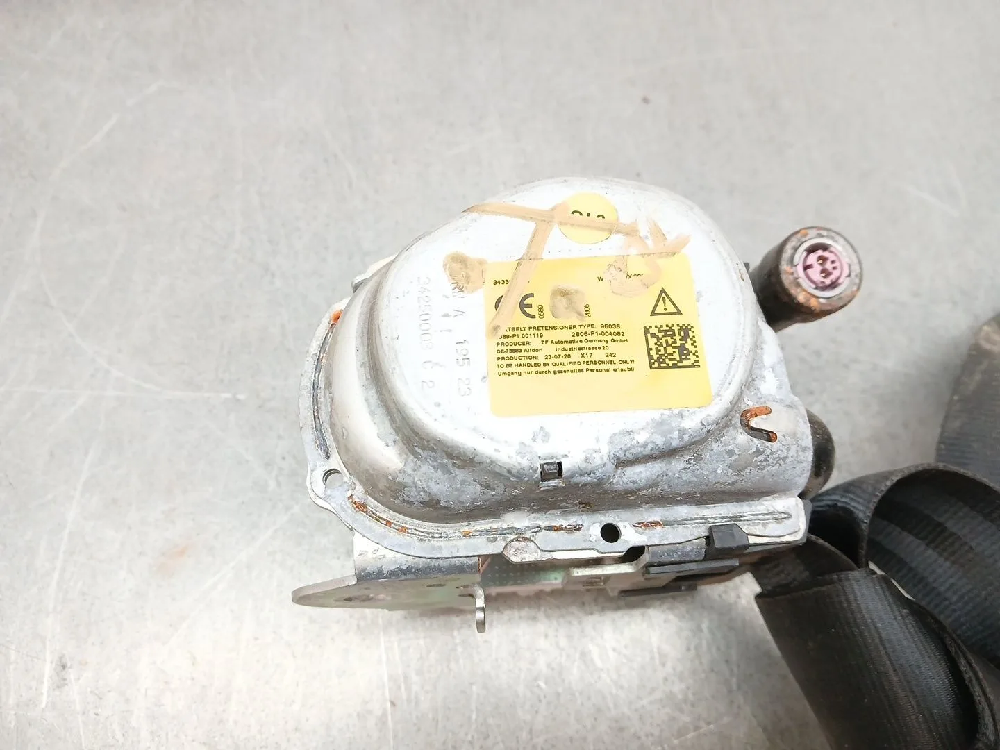 Cinturon Seguridad Trasero Derecho para Cupra Formentor (Km7)