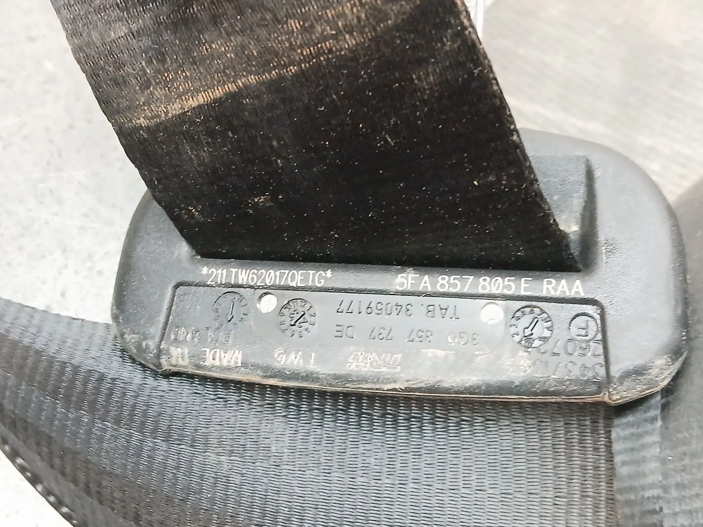 Cinturon Seguridad Trasero Derecho para Cupra Formentor (Km7)