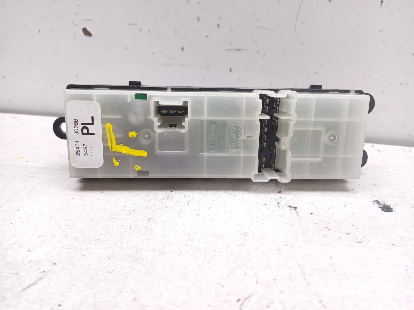 Mando Elevalunas Delantero Izquierdo para Nissan Qashqai I (J10, Nj10)