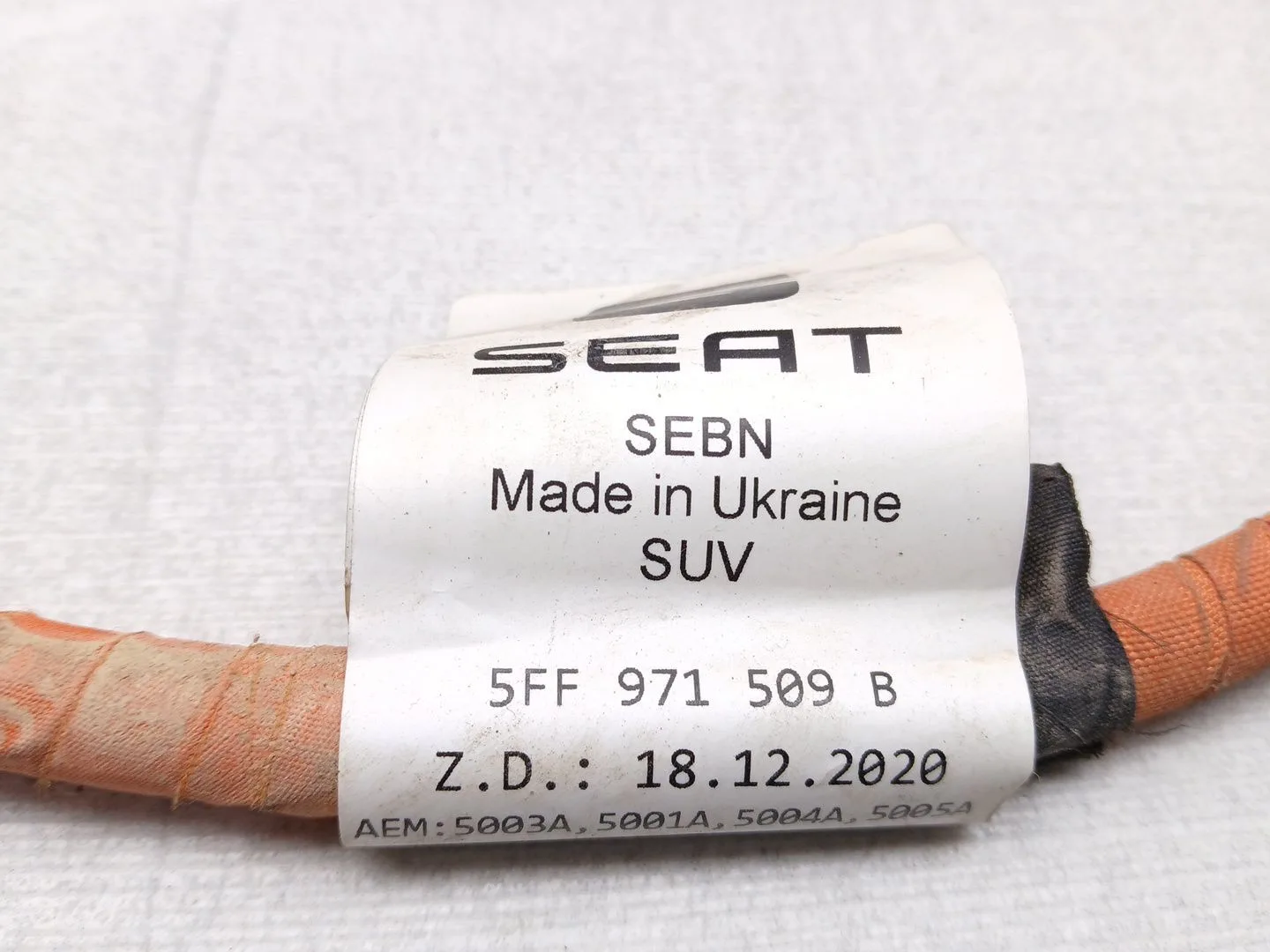 Cable para Cupra Formentor (Km7)