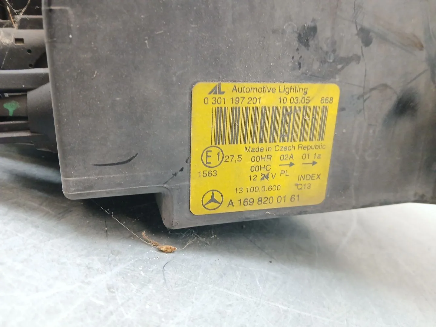 Faro Izquierdo para Mercedes-Benz Clase A (W169)