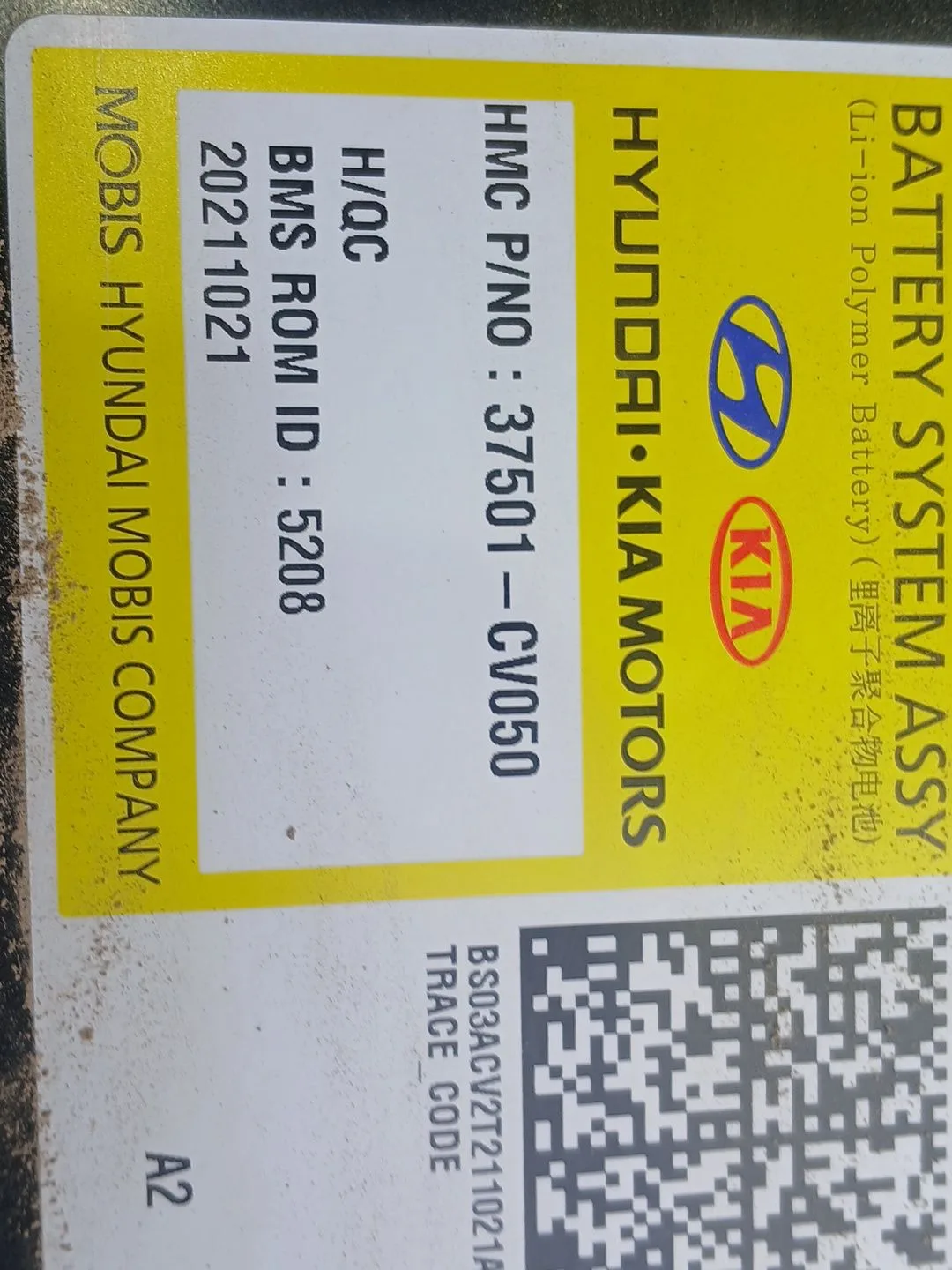 Bateria para Kia Ev6 (Cv)