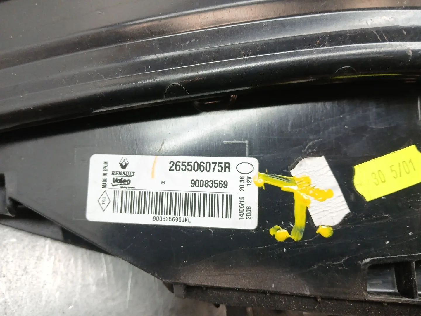 Piloto Trasero Derecho Interior para Renault Megane Iv Hatchback (B9A/M/N_)