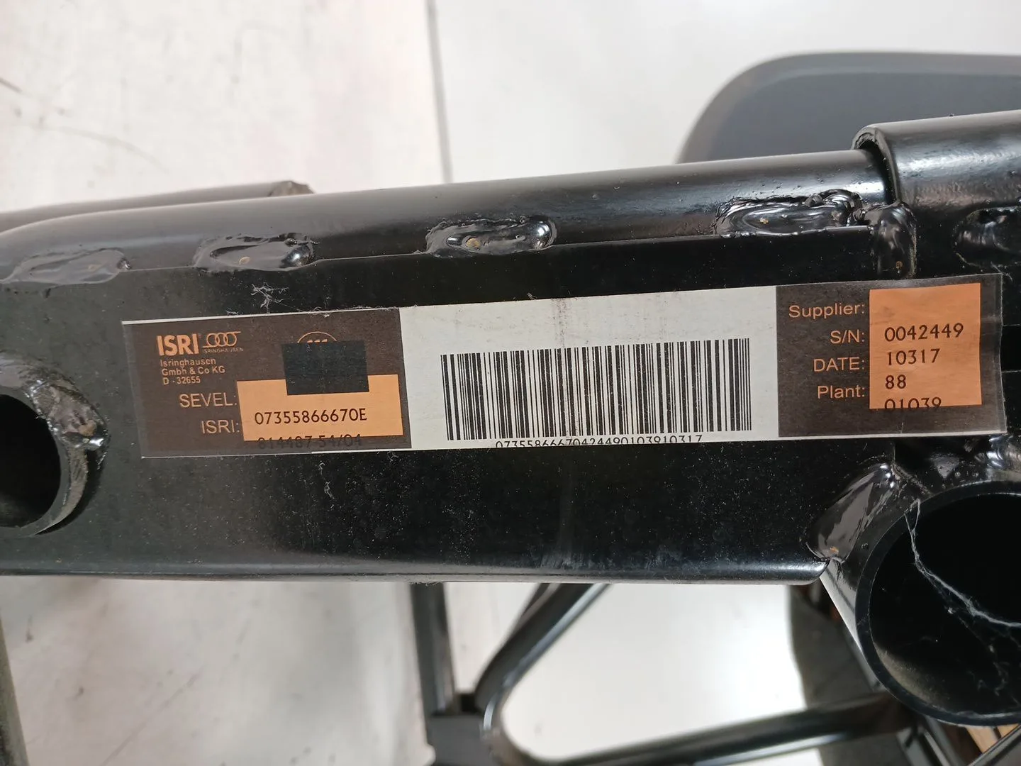 Asiento Delantero Derecho para Citroën Jumper Iii Furgoneta