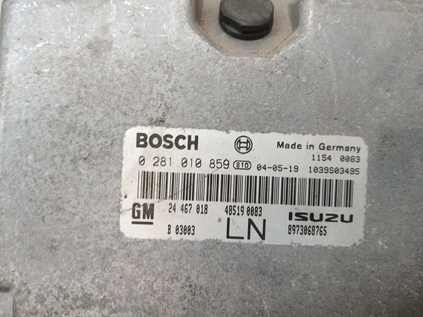 Centralita Motor Uce para Opel Astra G Station Wagon (T98)