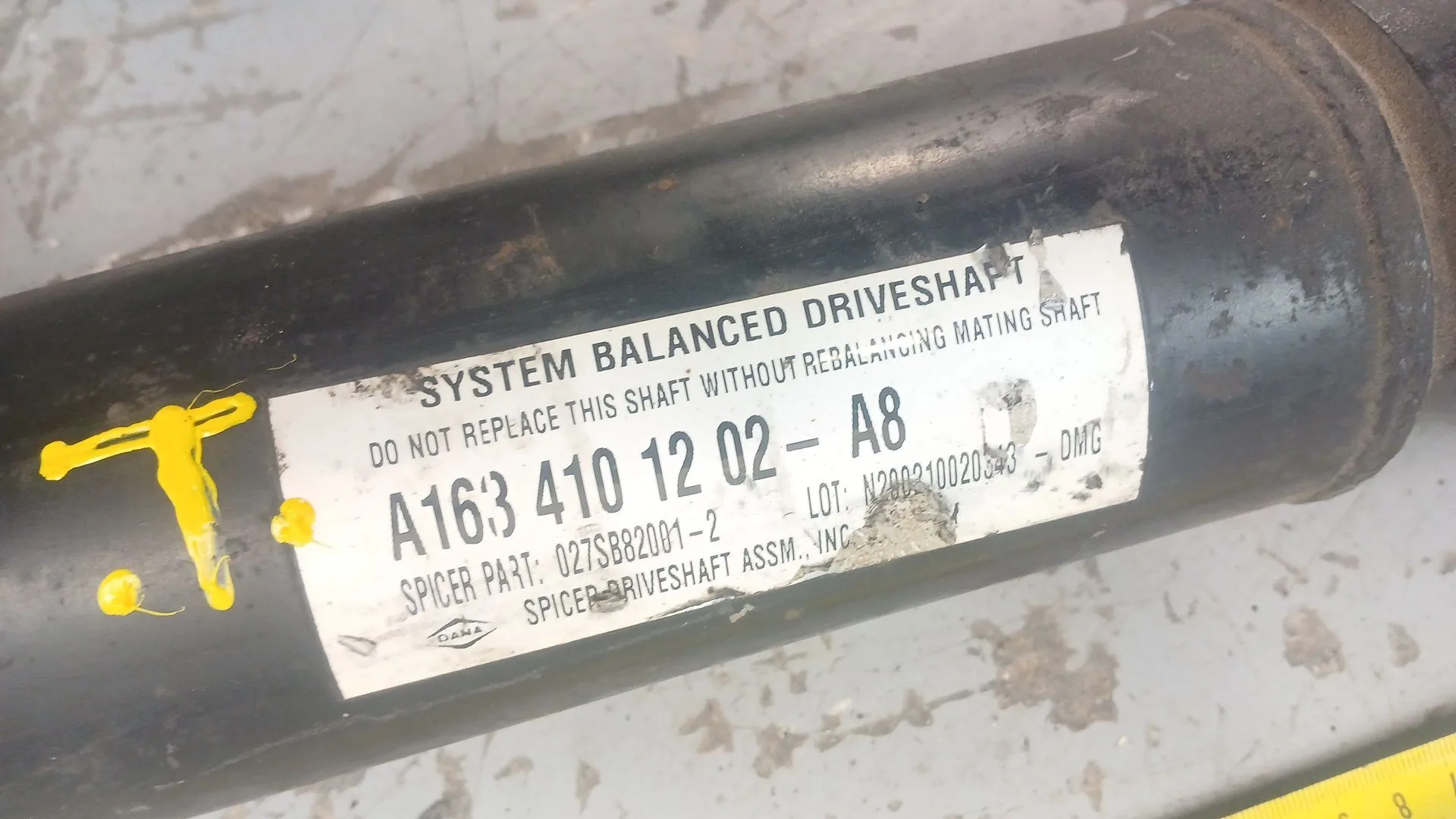 Transmision Central para Mercedes-Benz Clase M (W163)