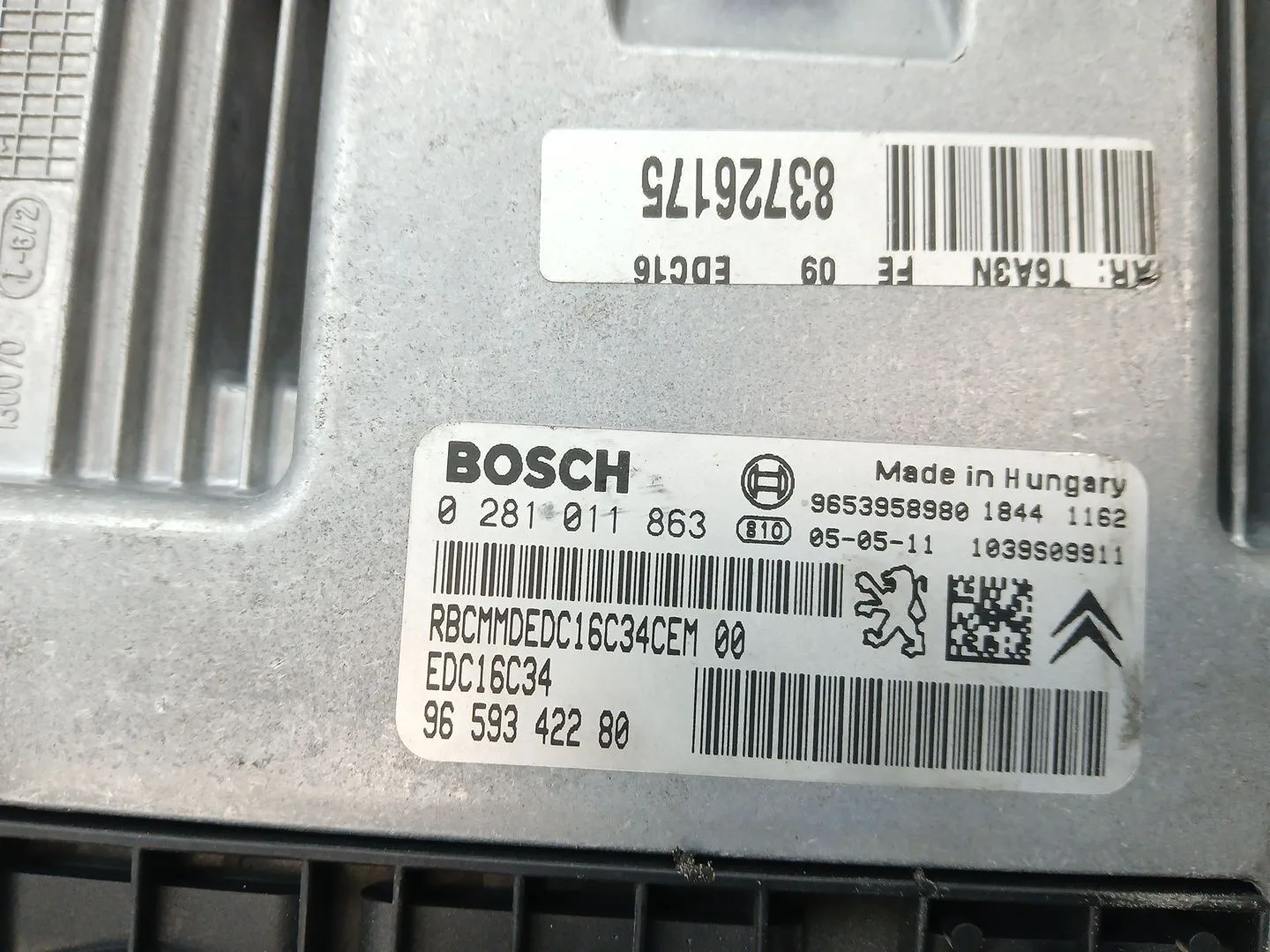 Centralita Motor Uce para Peugeot 307 (3A/C)