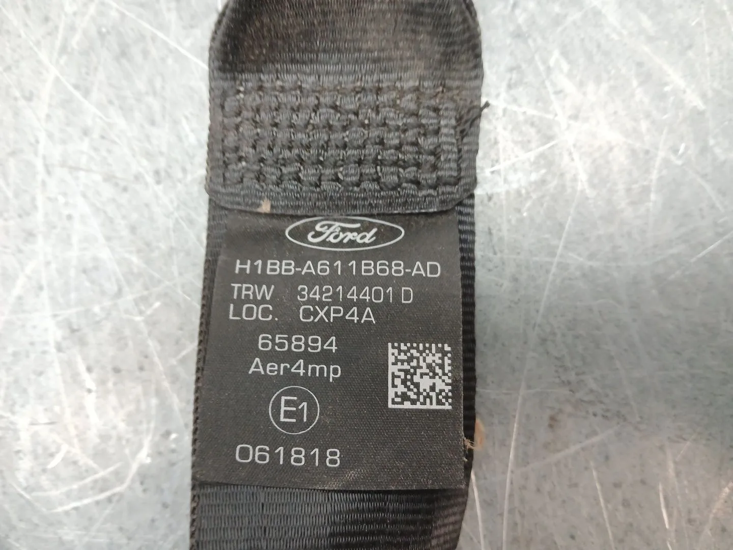 Cinturon Seguridad Trasero Izquierdo para Ford Fiesta Vii (Hj, Hf)