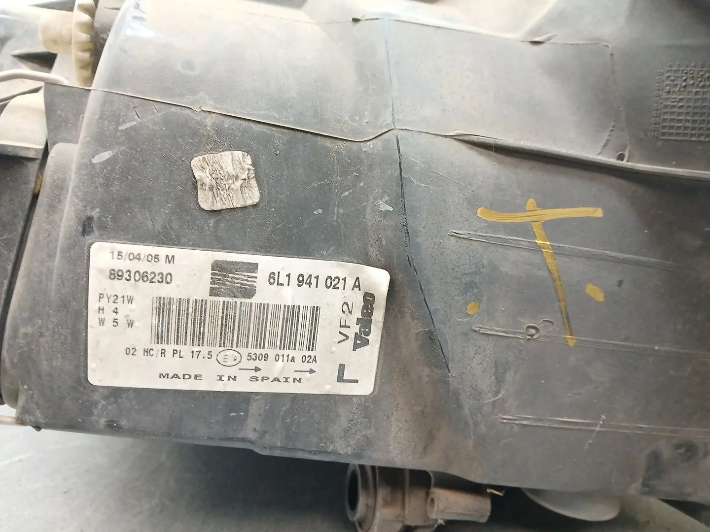 Faro Izquierdo para Seat Ibiza Iii (6L1)