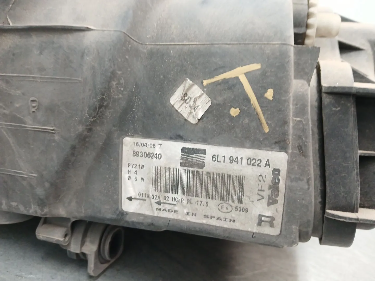 Faro Derecho para Seat Ibiza Iii (6L1)