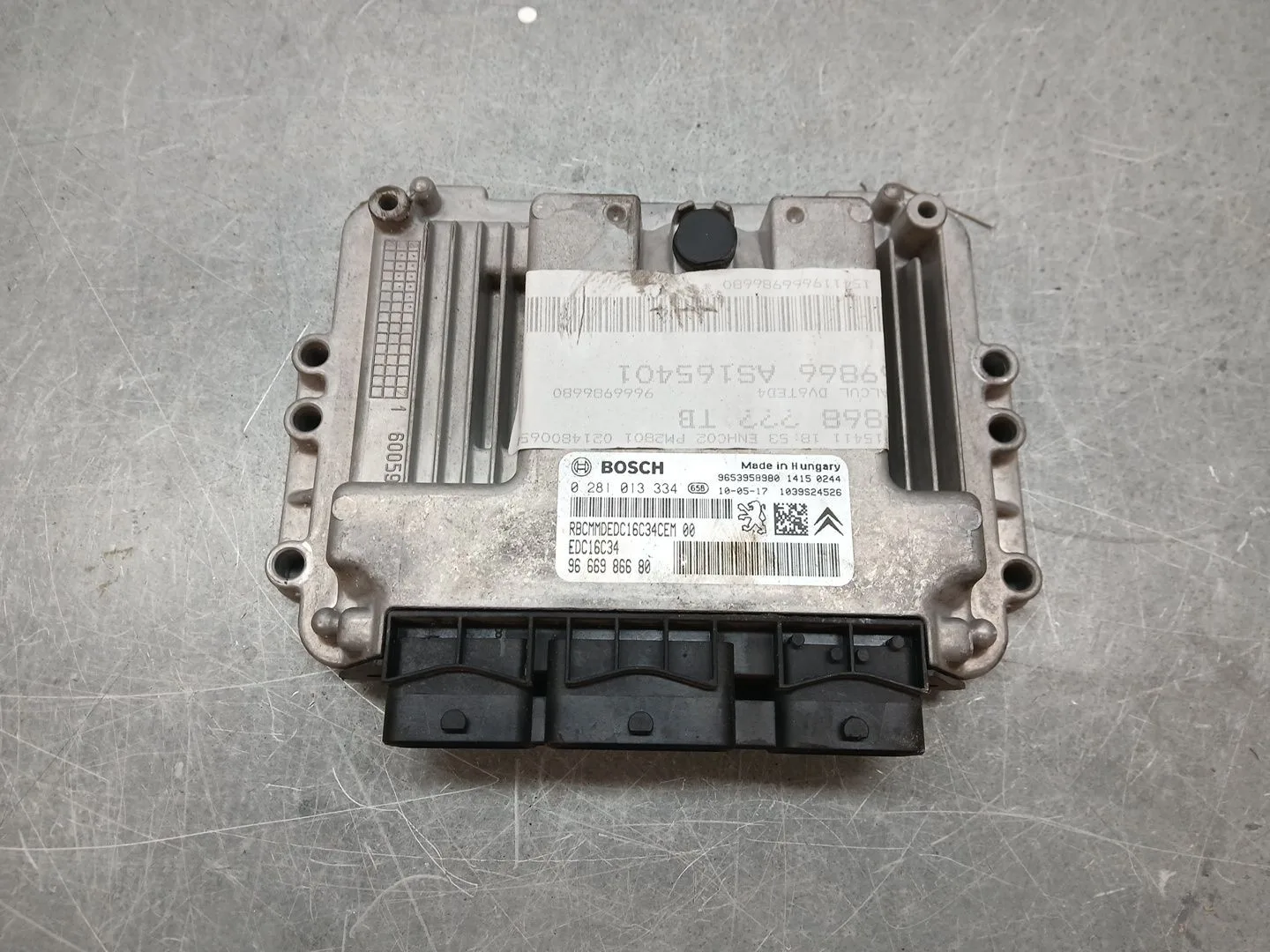 Centralita Motor Uce para Peugeot 3008