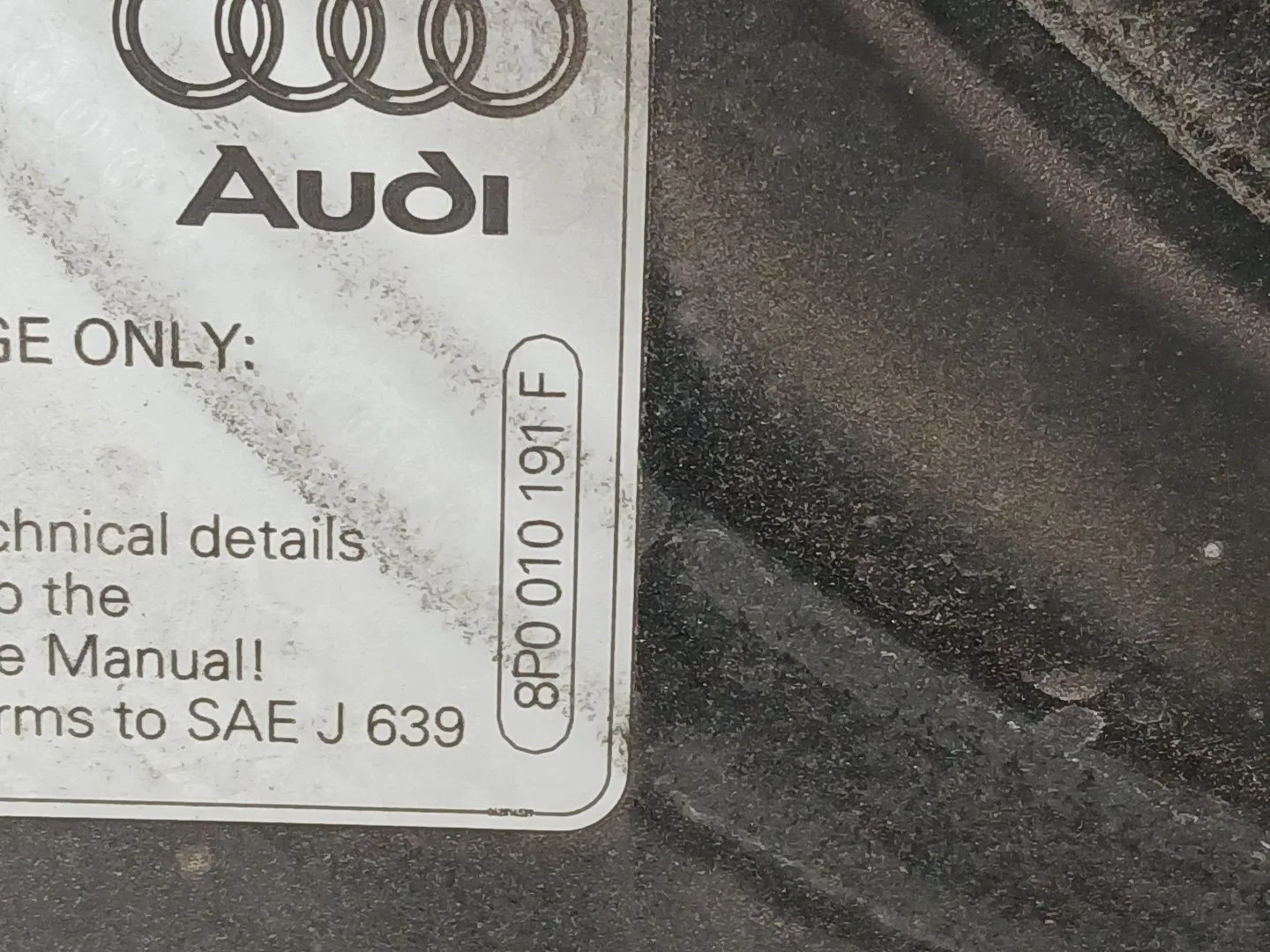 Capot para Audi A3 (8P1)