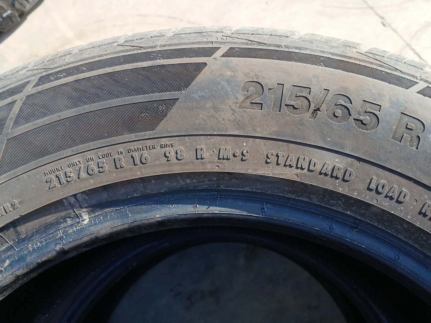Neumatico para Chrysler Voyager Iv (Rg, Rs)