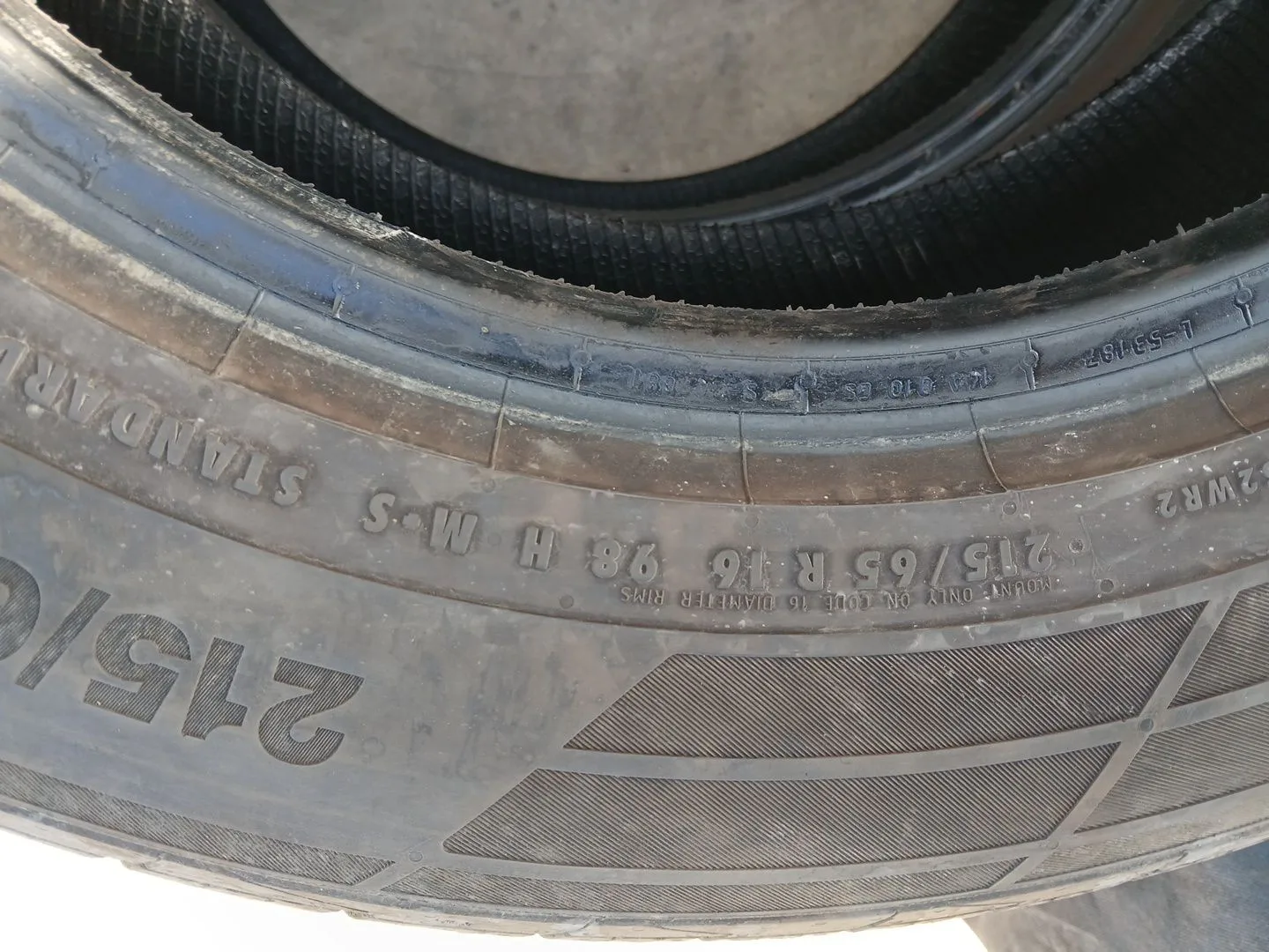 Neumatico para Chrysler Voyager Iv (Rg, Rs)