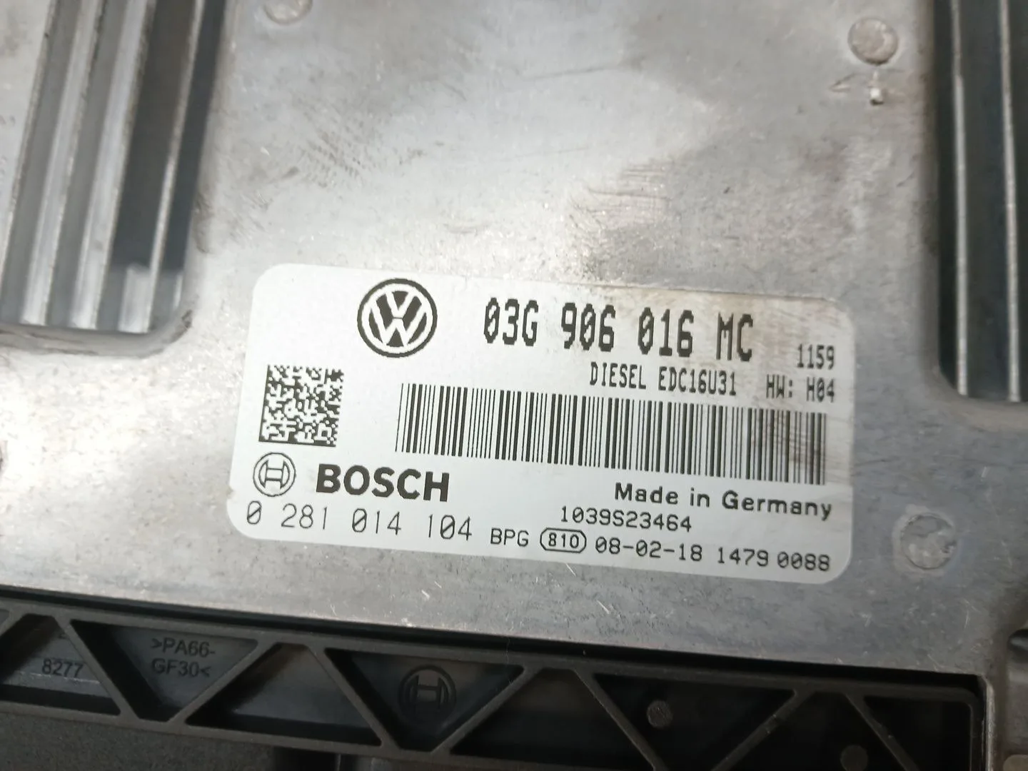 Centralita Motor Uce para Skoda Superb I (3U4)