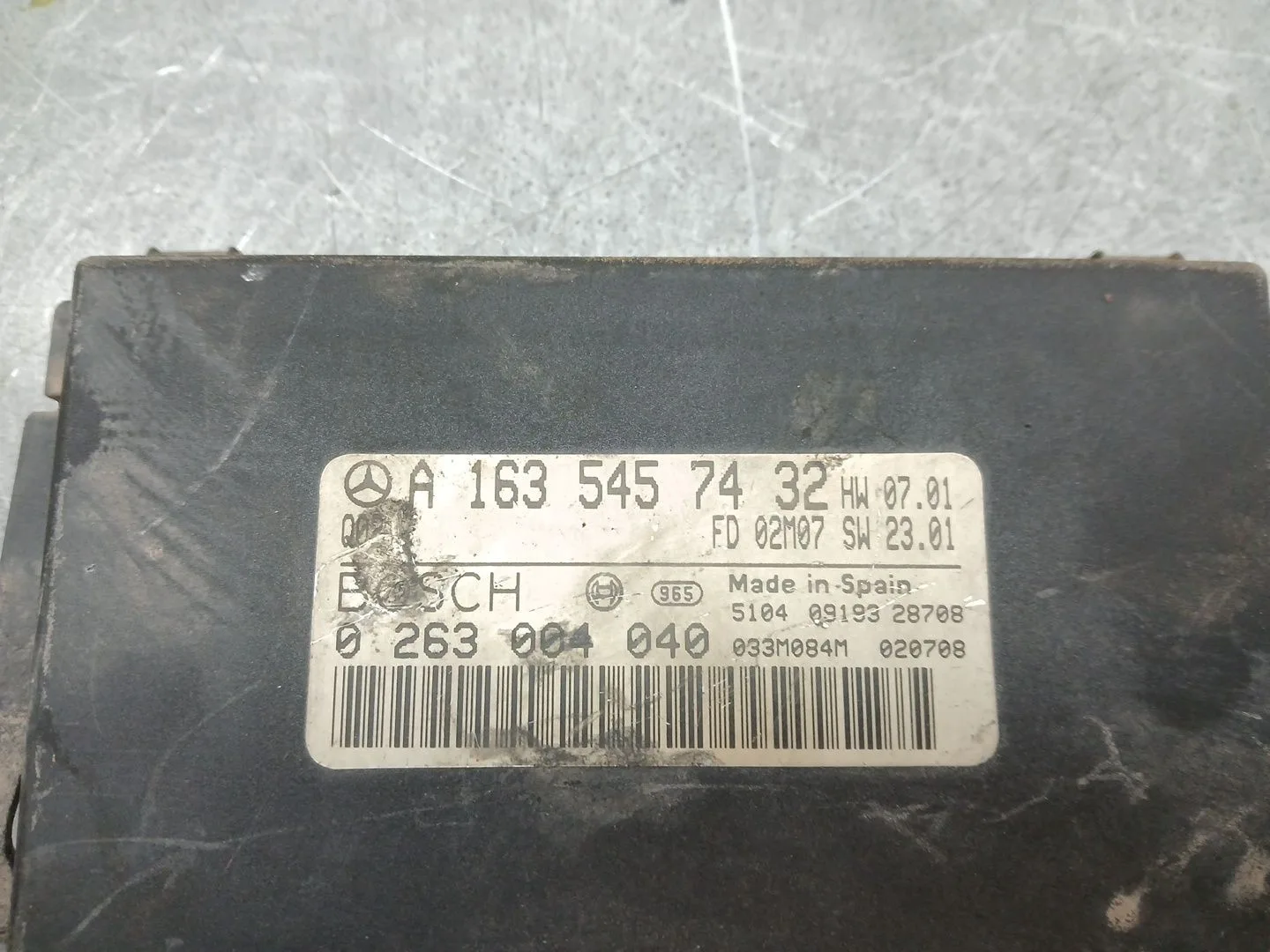 Modulo Confort para Mercedes-Benz Clase M (W163)