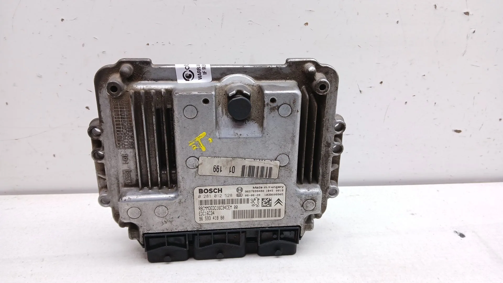 Centralita Motor Uce para Peugeot 206 Van