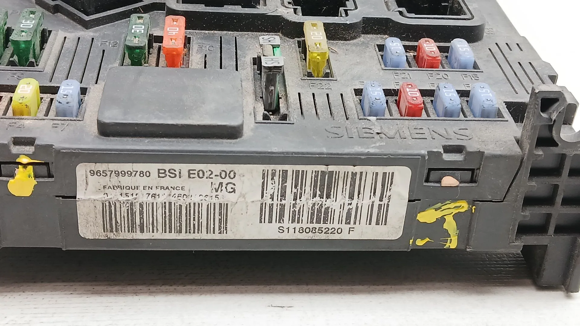 Centralita Bsi para Peugeot 206 Van