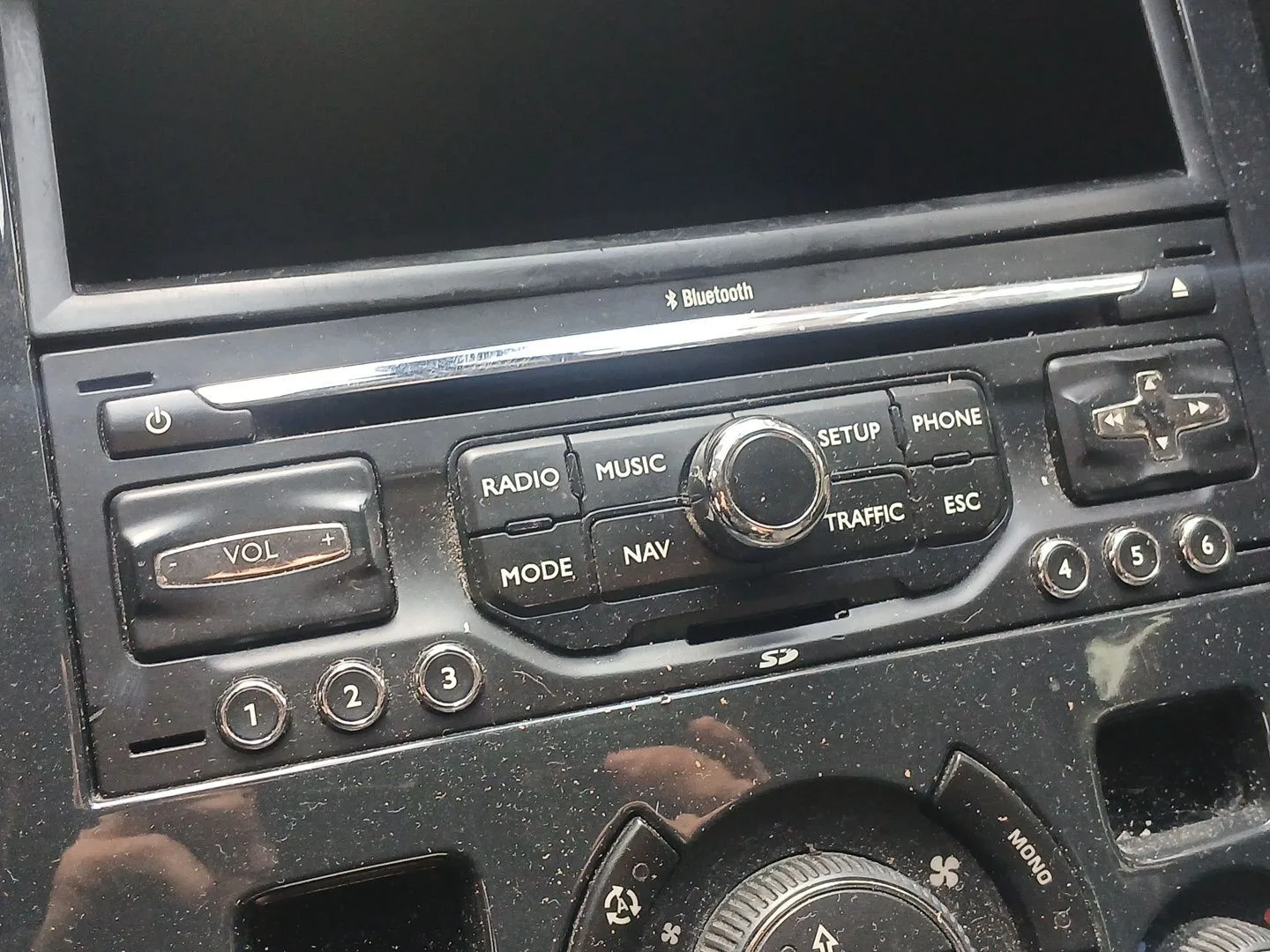 Sistema Audio / Radio Cd para Peugeot 3008 I Monospace (0U_)