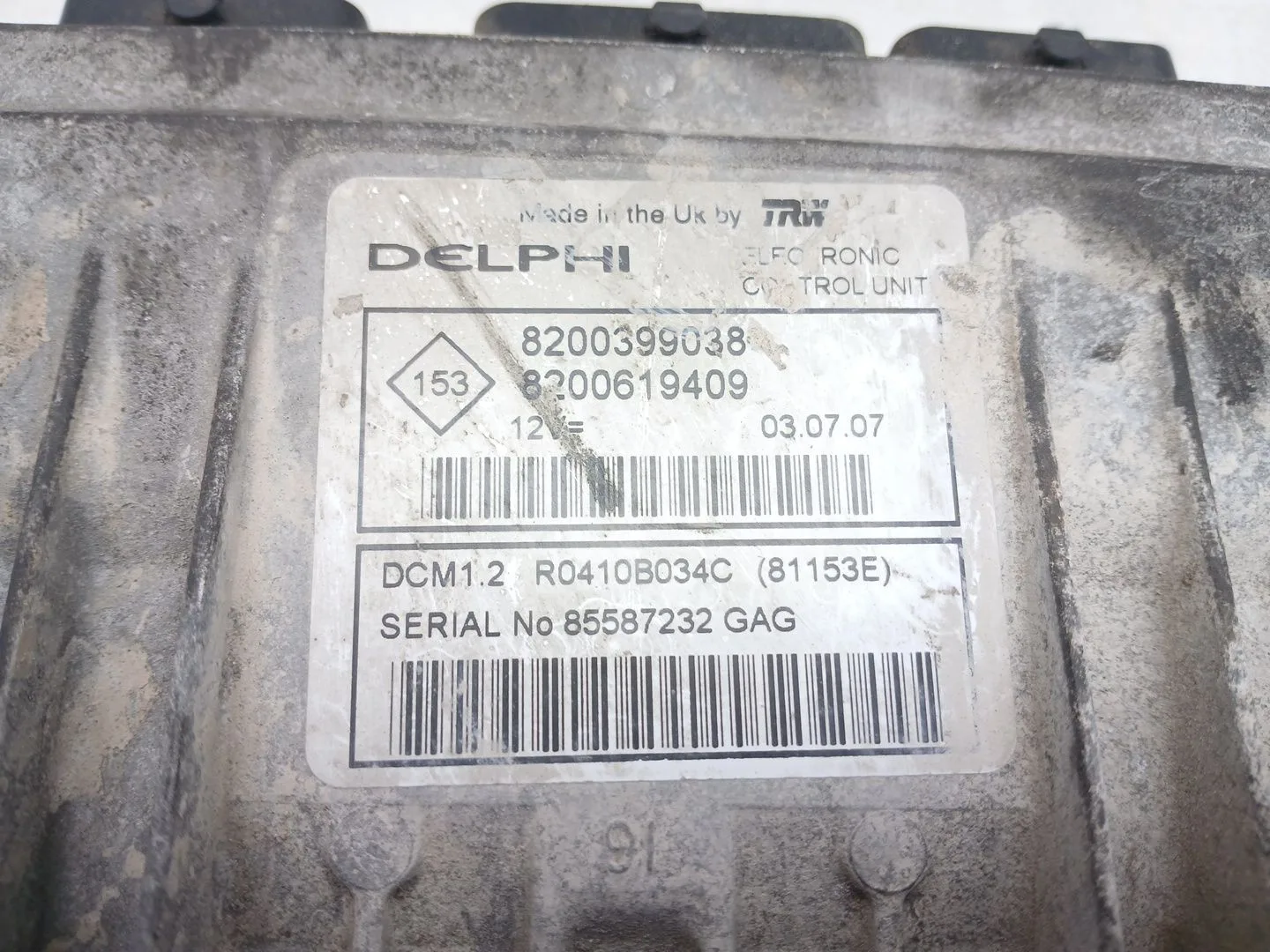 Centralita Motor Uce para Renault Clio Iii (Br0/1, Cr0/1)