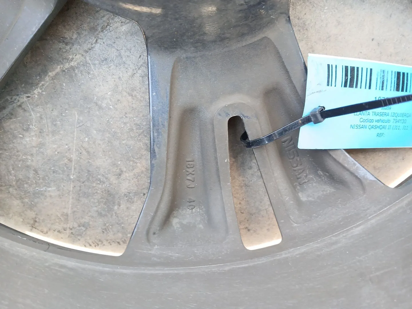 Llanta Trasera Izquierda para Nissan Qashqai Ii (J11, J11_)