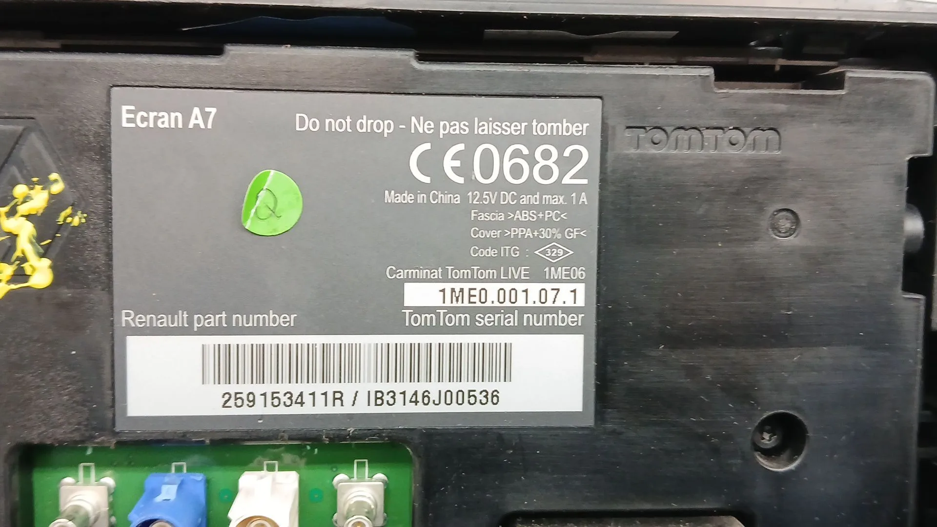 Pantalla Multifuncion para Renault Megane Iii Grandtour (Kz0/1)