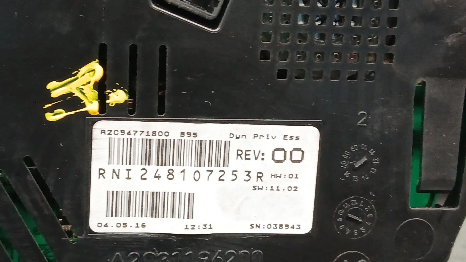Cuadro Instrumentos para Renault Megane Iii Grandtour (Kz0/1)