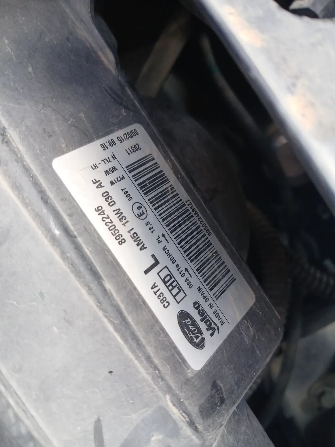 Faro Izquierdo para Ford C-Max Ii (Dxa/Cb7, Dxa/Ceu)