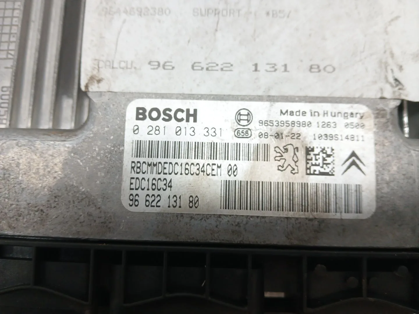 Centralita Motor Uce para Citroën C4 Coupe (La_)
