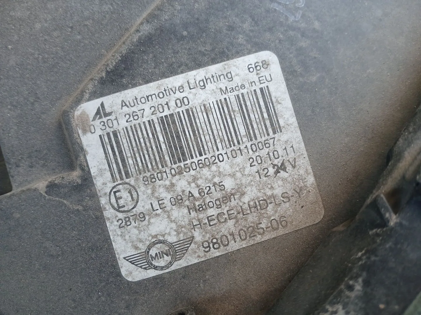 Faro Izquierdo para Mini Mini Countryman (R60)