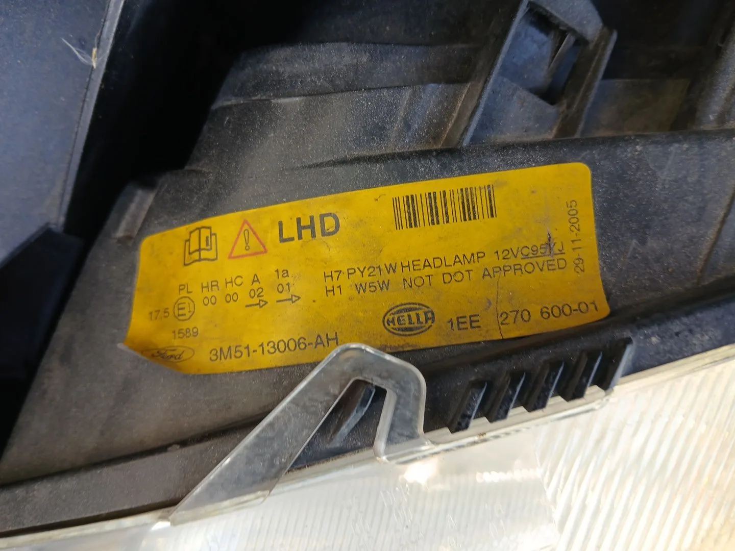 Faro Izquierdo para Ford Focus C-Max (Dm2)