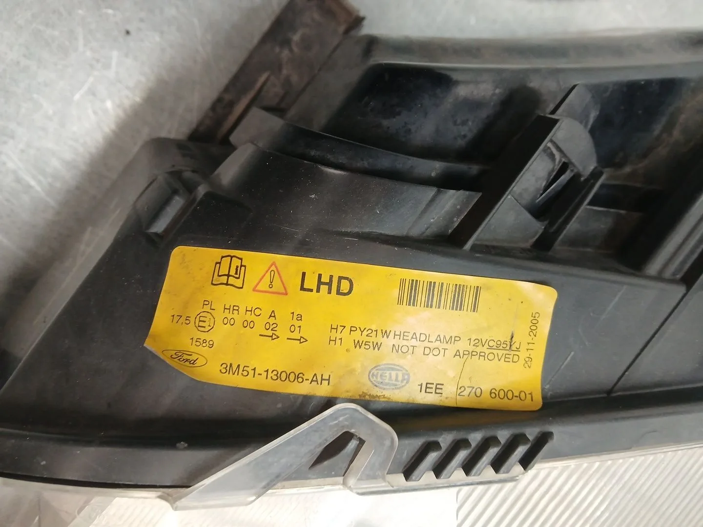 Faro Izquierdo para Ford Focus C-Max (Dm2)