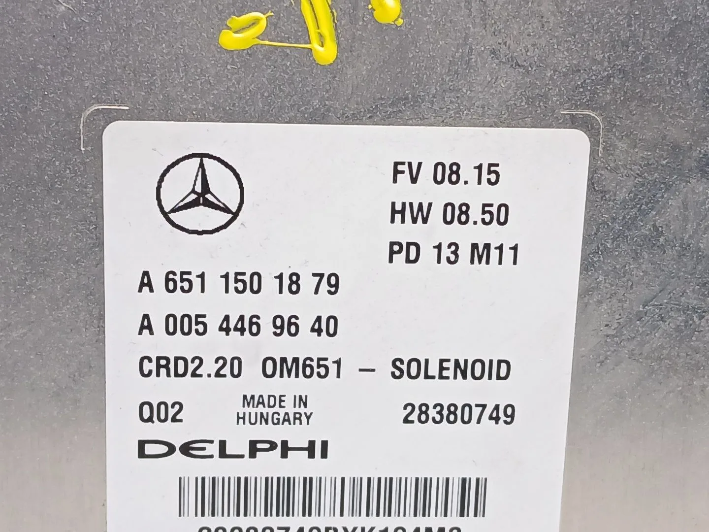 Centralita Motor Uce para Mercedes-Benz Vito / Mixto Furgoneta (W639)
