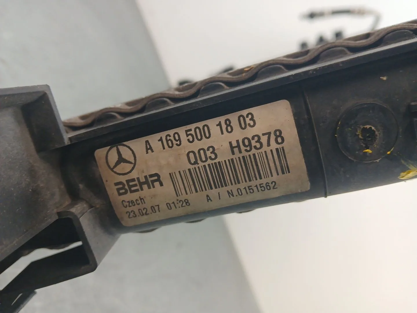 Radiador Agua para Mercedes-Benz Clase A (W169)
