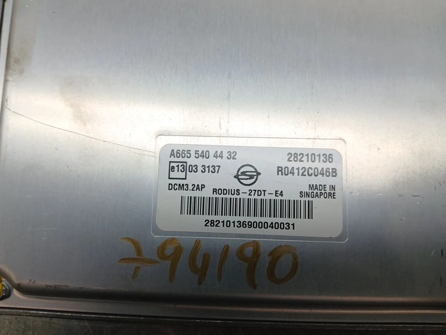 Centralita Motor Uce para Ssangyong Rodius I