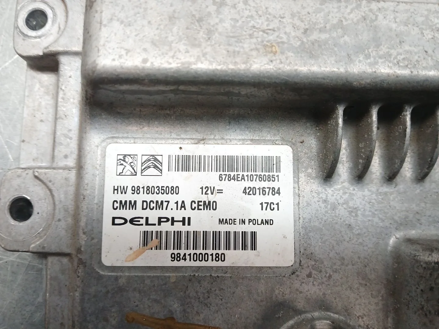 Centralita Motor Uce para Opel Vivaro C Furgoneta (K0)