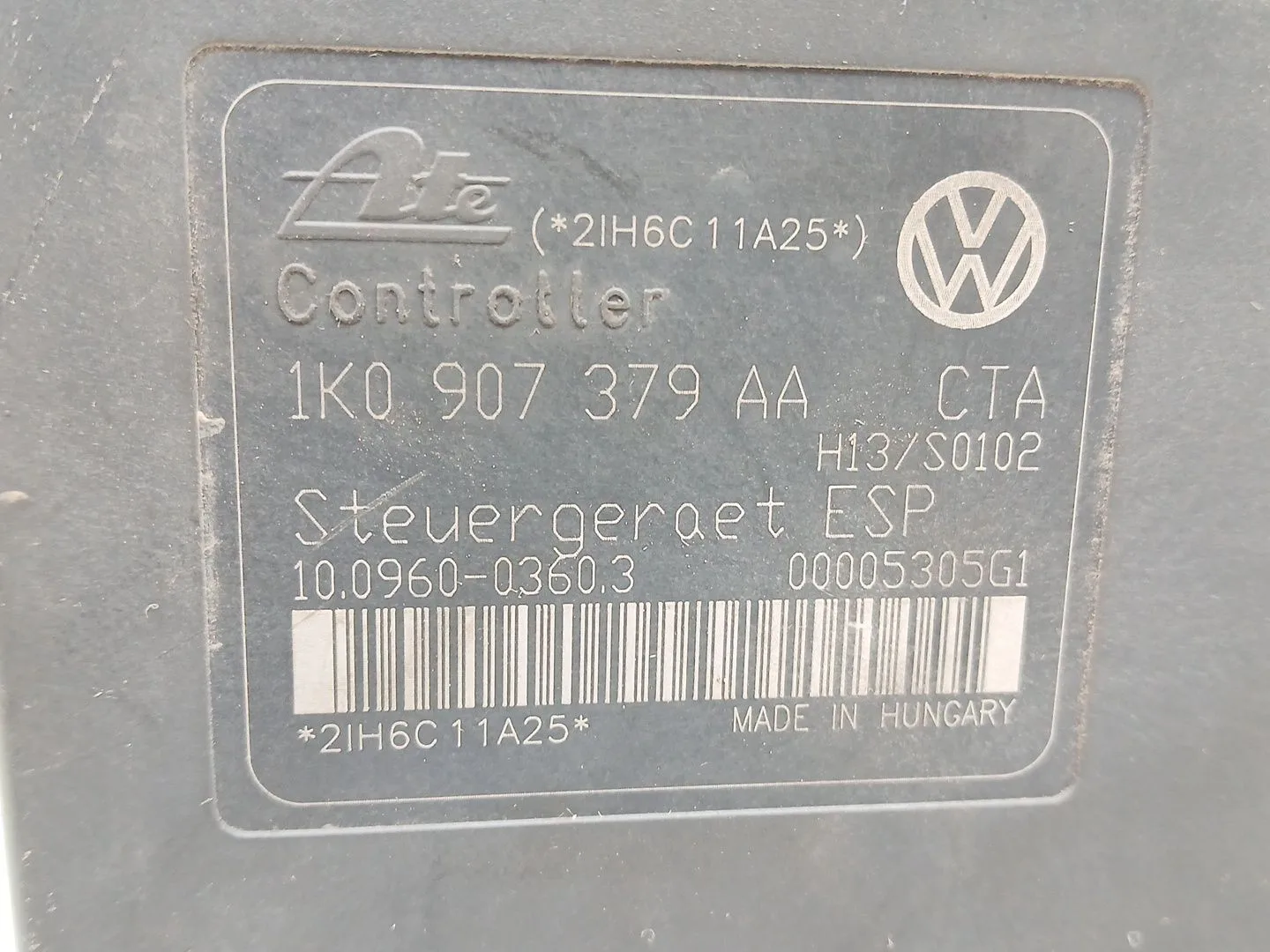 Abs para Volkswagen Golf V (1K1)
