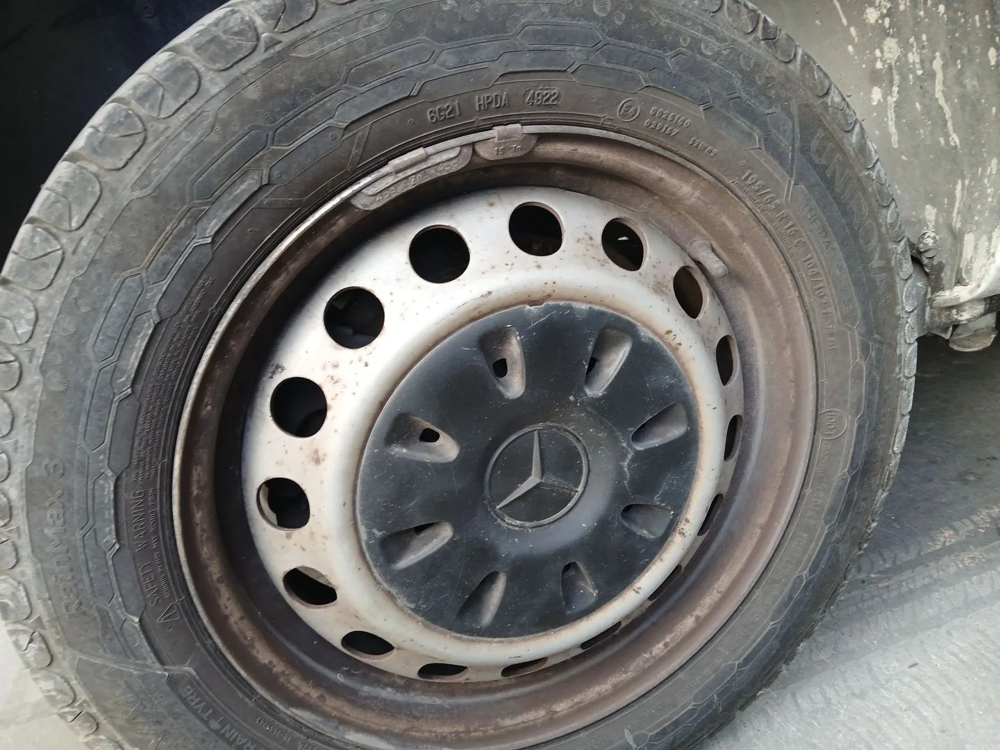 Llanta Trasera Derecha para Mercedes-Benz Vito / Mixto Furgoneta (W639)