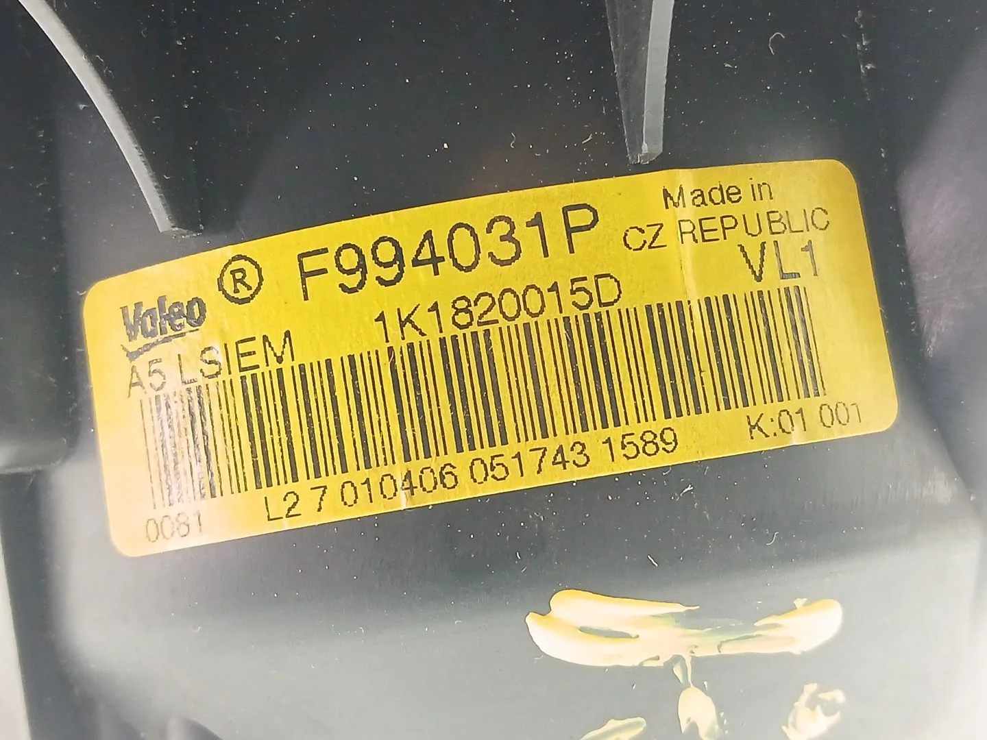 Motor Calefaccion para Volkswagen Golf V (1K1)