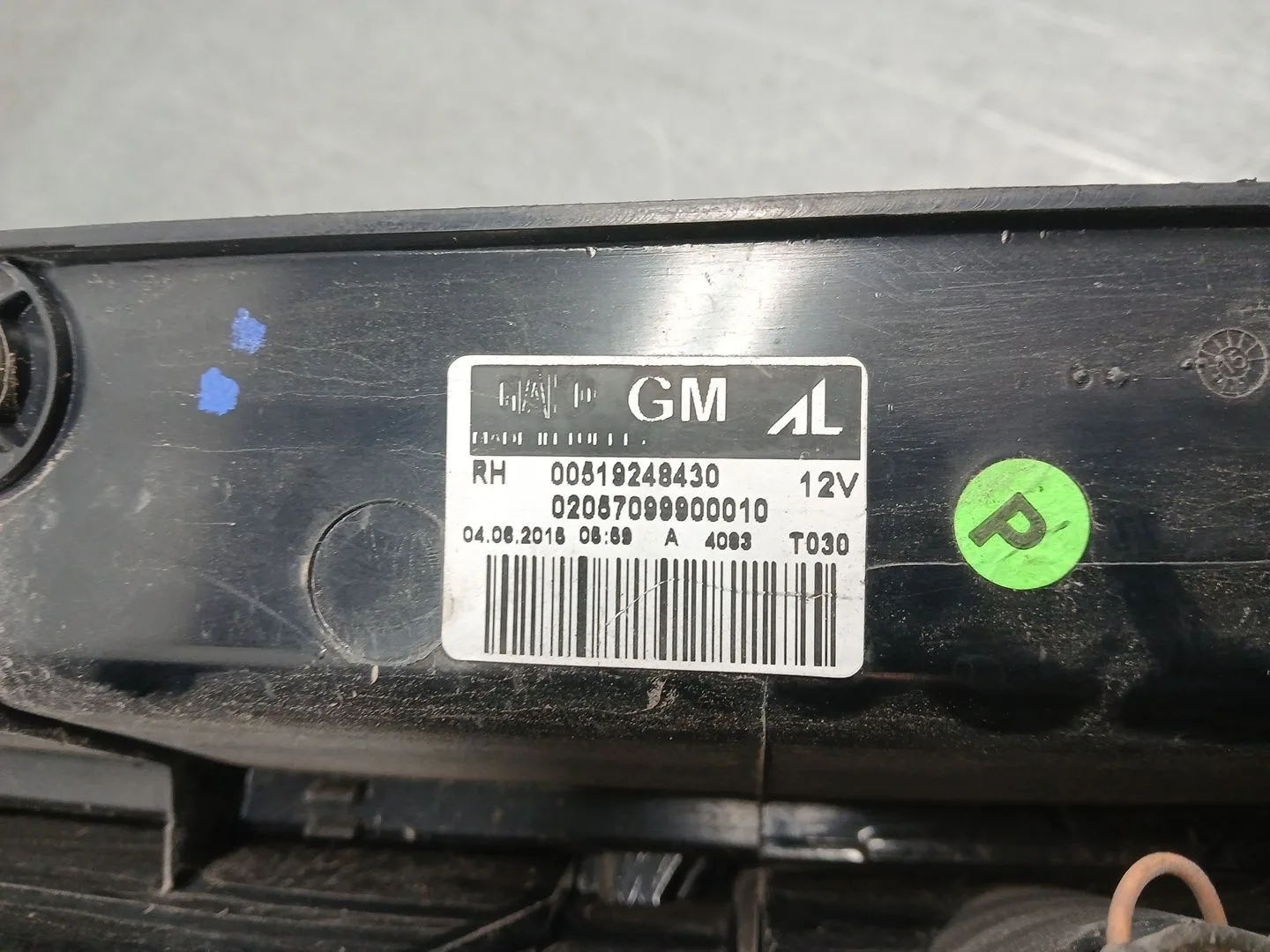 Piloto Trasero Derecho para Opel Combo Furgoneta/Monovolumen (X12)