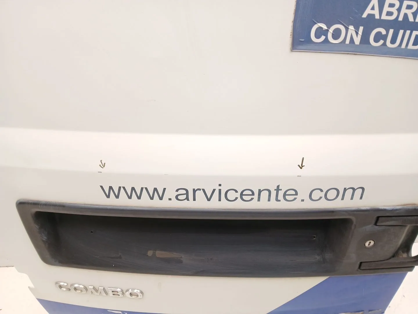 Puerta Trasera Izquierda para Opel Combo Furgoneta/Monovolumen (X12)