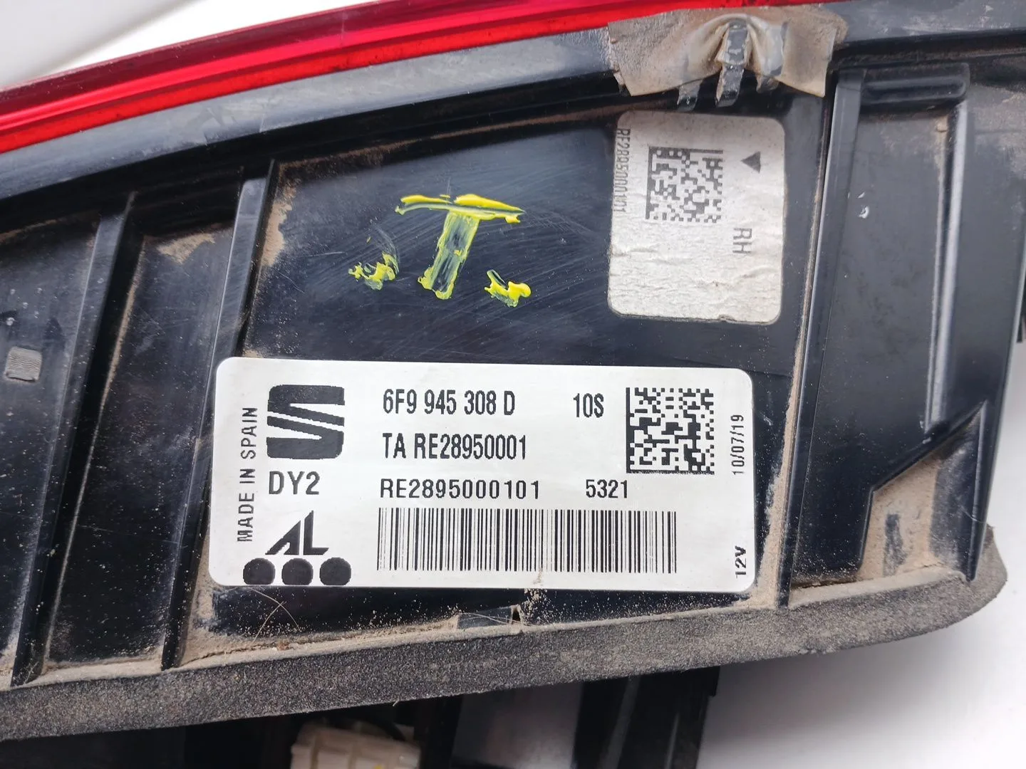 Piloto Trasero Derecho Interior para Seat Arona (Kj7, Kjp)