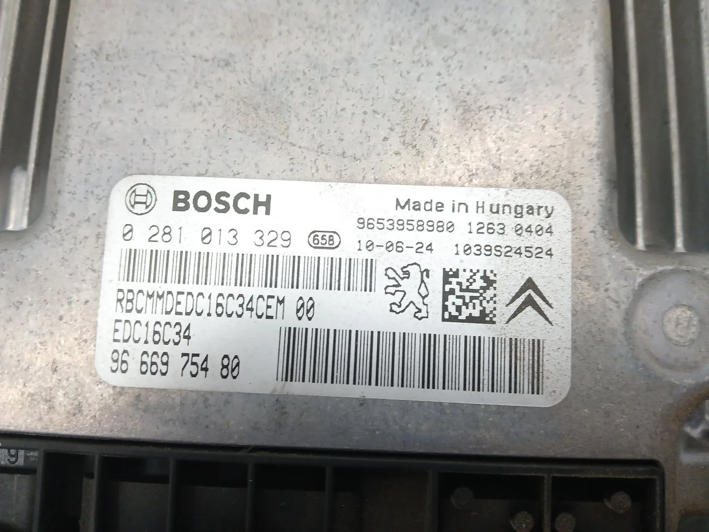 Centralita Motor Uce para Citroën Berlingo Multispace (B9)