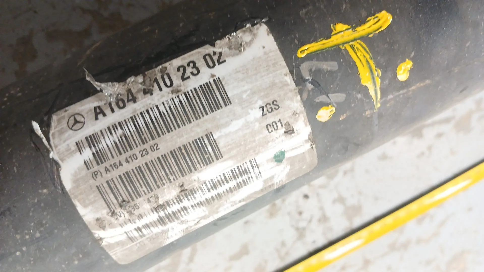 Transmision Central para Mercedes-Benz Clase M (W164)