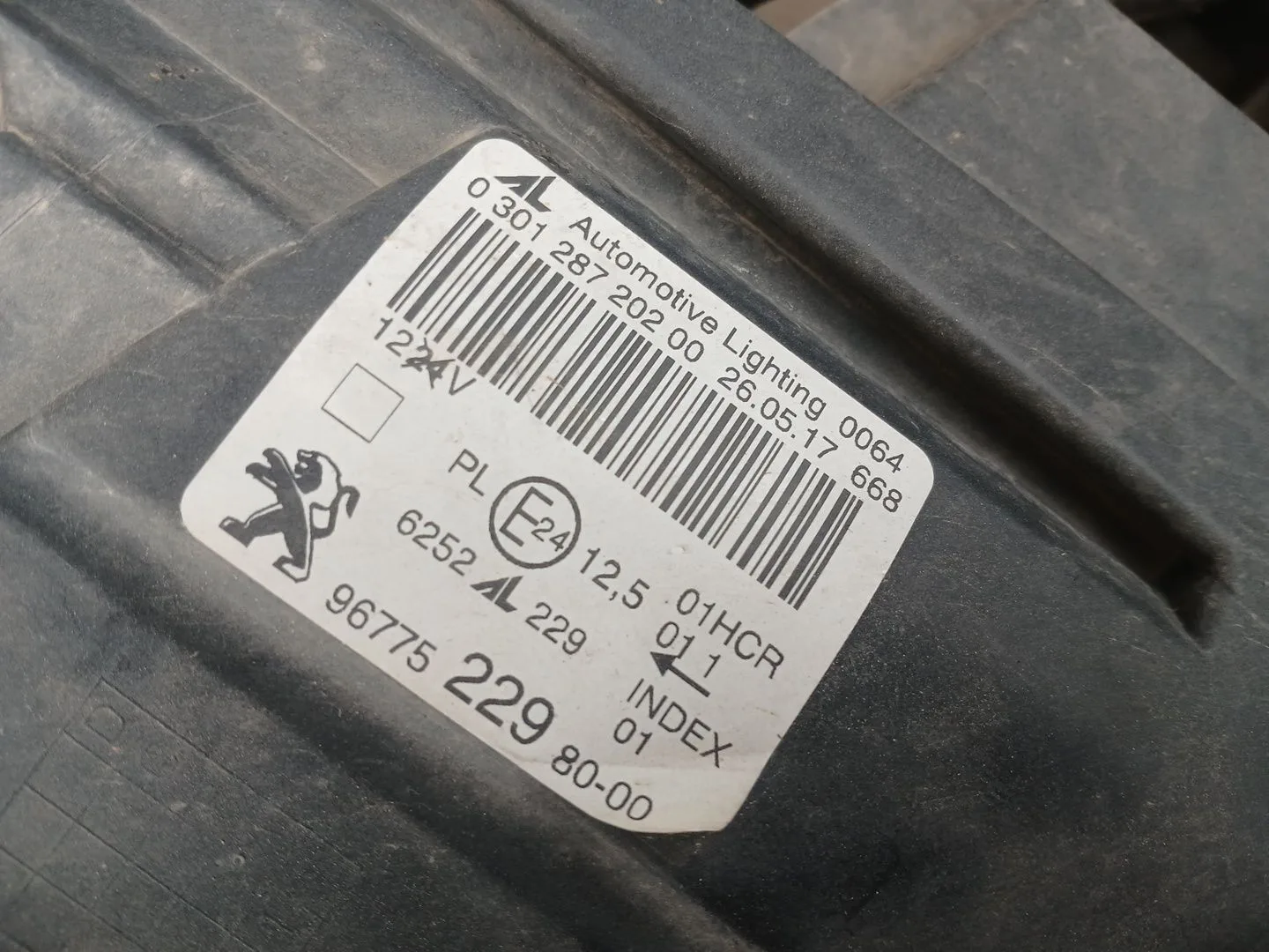 Faro Derecho para Peugeot 308 Ii (Lb_, Lp_, Lw_, Lh_, L3_)